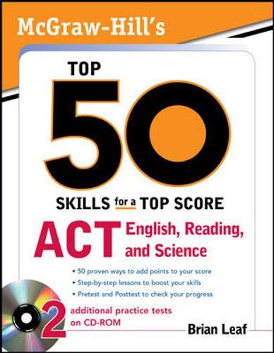 Imagen de archivo de Top 50 Skills for a Top Score : ACT English, Reading, and Science a la venta por Better World Books: West