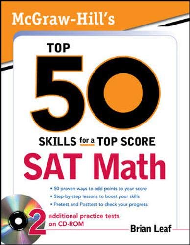 Stock image for McGraw-Hill's Top 50 Skills for a Top Score: SAT Math for sale by SecondSale