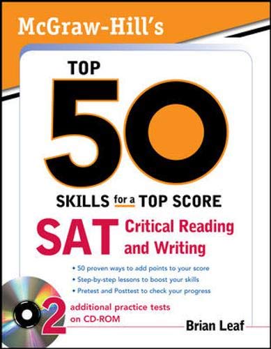 Stock image for McGraw-Hill's Top 50 Skills - SAT Critical Reading and Writing for sale by Better World Books