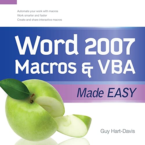 

Word 2007 Macros And Vba Made Easy