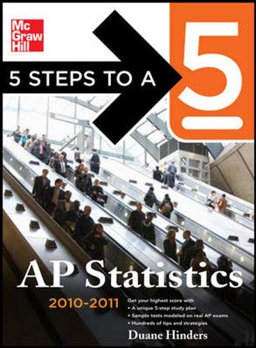 Imagen de archivo de 5 Steps to a 5 AP Statistics, 2010-2011 Edition a la venta por Better World Books