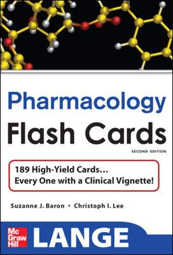 Imagen de archivo de Lange Pharmacology Flash Cards a la venta por Patrico Books