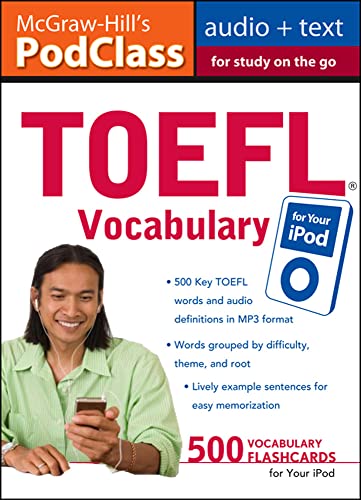 Beispielbild fr McGraw-Hill's PodClass TOEFL Vocabulary (MP3 Disk) zum Verkauf von Books From California