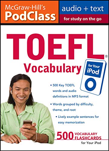 9780071624817: McGraw-Hill's PodClass TOEFL Vocabulary (MP3 Disk) (TEST PREP)