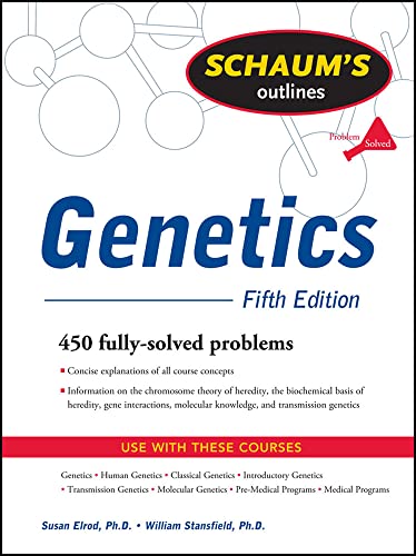 Imagen de archivo de Schaum's Outline of Genetics, Fifth Edition (Schaums Outline Series) a la venta por Dream Books Co.