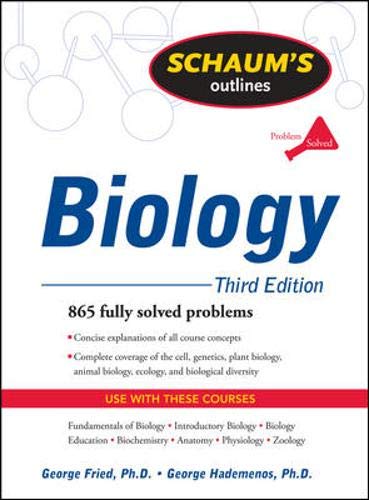 Imagen de archivo de Schaums Outline of Biology, Third Edition (Schaums Outline Series) a la venta por Green Street Books