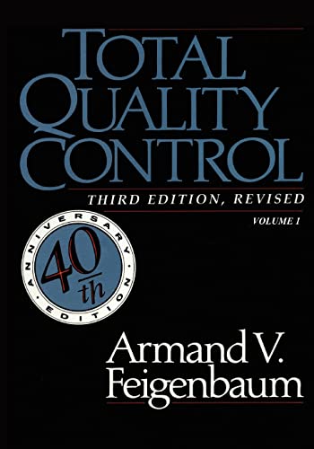 9780071626286: Total Quality Control, Revised (Fortieth Anniversary Edition), Volume 1