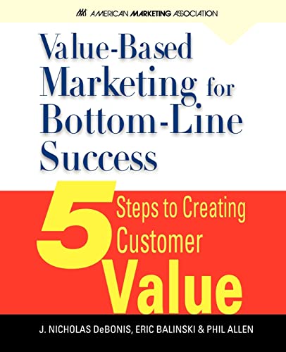 Beispielbild fr Value-Based Marketing for Bottom-Line Success zum Verkauf von Lucky's Textbooks