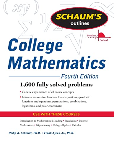 Stock image for Schaum's Outline of College Mathematics (Schaum's Outline Series) for sale by Wonder Book