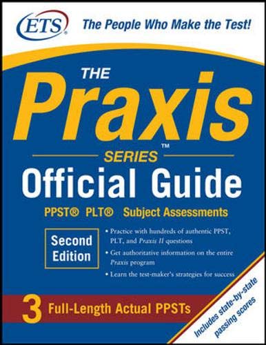 9780071626569: The Praxis Series Official Guide, Second Edition: PPST Pre-Professional Skills Test (The Official Guide)
