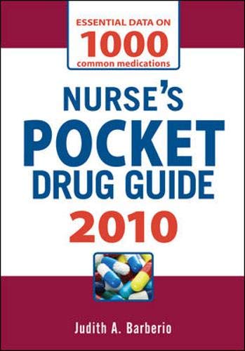 Stock image for Nurse's Pocket Drug Guide 2010 for sale by Once Upon A Time Books