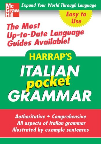 Imagen de archivo de Harraps Pocket Italian Grammar a la venta por Zoom Books Company