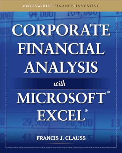 Beispielbild fr Corporate Financial Analysis with Microsoft Excel zum Verkauf von Better World Books