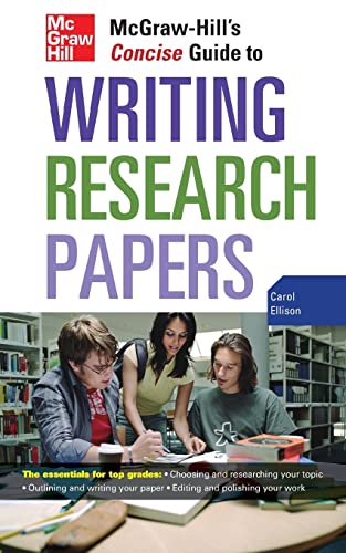 Beispielbild fr McGraw-Hill's Concise Guide to Writing Research Papers zum Verkauf von Better World Books