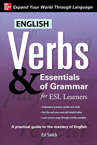 9780071632294: English Verbs & Essentials of Grammar for ESL Learners (Verbs and Essentials of Grammar Series)