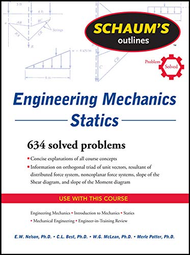 Beispielbild fr Schaums Outline of Engineering Mechanics: Statics (Schaums Outlines) zum Verkauf von Goodwill Books