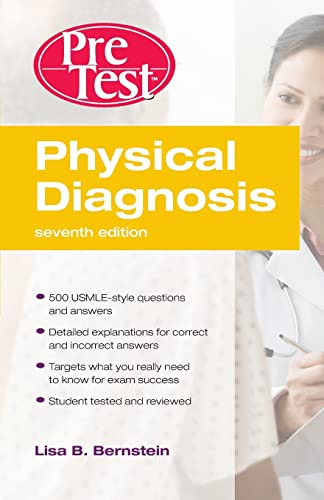 Physical Diagnosis PreTest Self Assessment and Review, Seventh Edition (9780071633017) by Bernstein, Lisa