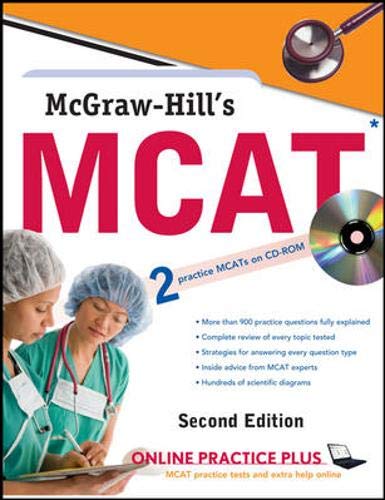 Imagen de archivo de McGraw-Hill's MCAT, Second Edition a la venta por Better World Books: West