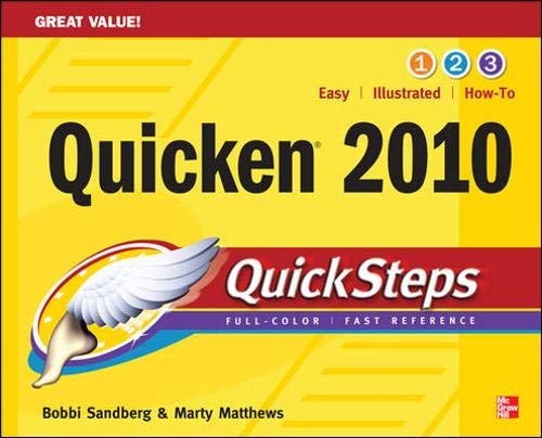 Imagen de archivo de Quicken 2010 QuickSteps a la venta por Hastings of Coral Springs