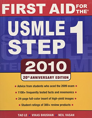 Beispielbild fr First Aid for the USMLE Step 1 2010 zum Verkauf von BooksRun