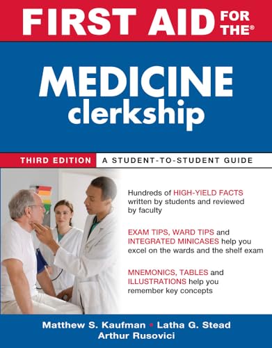 9780071633826: First Aid for the Medicine Clerkship, Third Edition