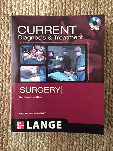 9780071635158: Current diagnosis and treatment surgery. Con DVD (LANGE CURRENT Series)