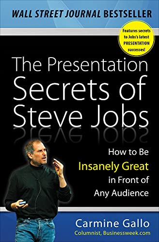 Beispielbild fr The Presentation Secrets of Steve Jobs: How to Be Insanely Great in Front of Any Audience zum Verkauf von Wonder Book