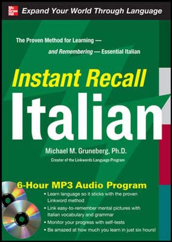 Instant Recall Italian, 6-Hour MP3 Audio Program (9780071637275) by Gruneberg, Michael