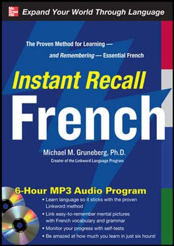 Instant Recall French, 6-Hour MP3 Audio Program (9780071637787) by Gruneberg, Michael