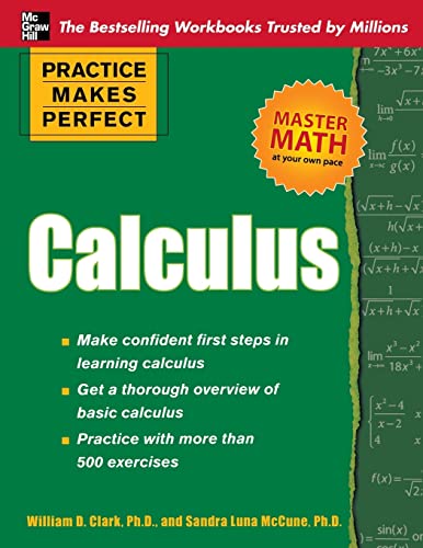 Beispielbild fr Practice Makes Perfect Calculus (Practice Makes Perfect Series) zum Verkauf von SecondSale