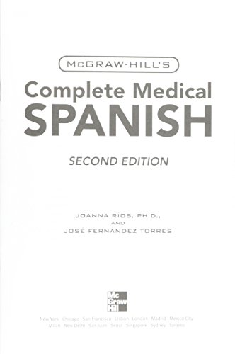 Stock image for McGraw-Hill's Spanish for Healthcare Providers: Practical Medical Spanish for Quick and Confident Communication for sale by ThriftBooks-Atlanta