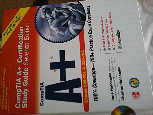 Stock image for CompTIA a+ Certification Study Guide, Seventh Edition (Exam 220-701 And 220-702) for sale by Better World Books