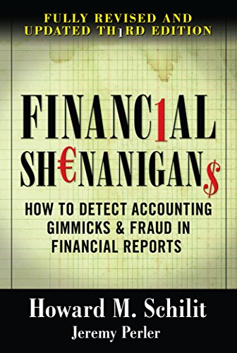 Stock image for Financial Shenanigans: How to Detect Accounting Gimmicks & Fraud in Financial Reports, 3rd Edition (Professional Finance & Investment) for sale by SecondSale
