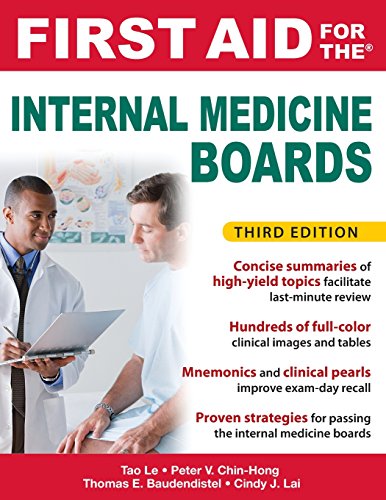 Stock image for First Aid for the Internal Medicine Boards, 3rd Edition (First Aid Series) for sale by Omega