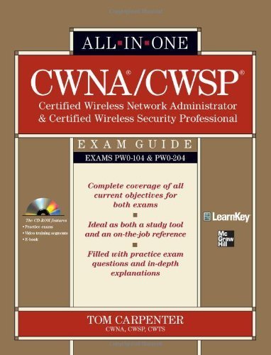 9780071713894: CWNA Certified Wireless Network Administrator & CWSP Certified Wireless Security Professional All-in-One Exam Guide (PW0-104 & PW0-204) (book)