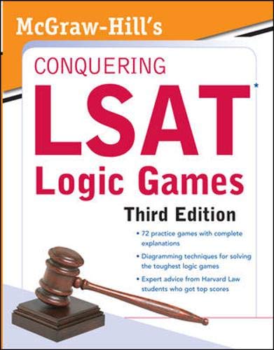 Beispielbild fr McGraw-Hill's Conquering LSAT Logic Games, Third Edition zum Verkauf von Wonder Book