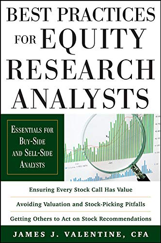 9780071736381: Best Practices for Equity Research Analysts: Essentials for Buy-Side and Sell-Side Analysts