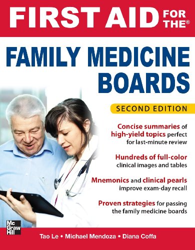 9780071737265: First Aid for the Family Medicine Boards, Second Edition