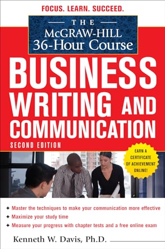 Stock image for McGraw-Hill 36-Hour Course in Business Writing and Communication (McGraw-Hill 36-Hour Courses) for sale by BookHolders