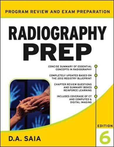 Imagen de archivo de Radiography PREP (Program Review and Examination Preparation), Sixth Edition a la venta por Books From California