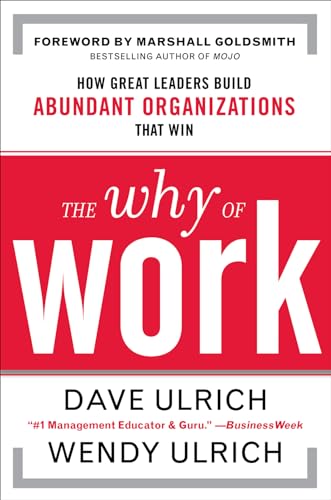 Imagen de archivo de The Why of Work: How Great Leaders Build Abundant Organizations That Win a la venta por BookHolders