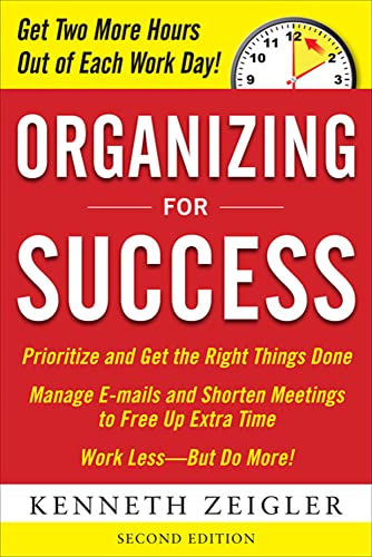 Beispielbild fr Organizing for Success, Second Edition zum Verkauf von Wonder Book
