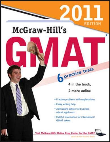 Beispielbild fr McGraw-Hill's GMAT, 2011 Edition zum Verkauf von Better World Books: West
