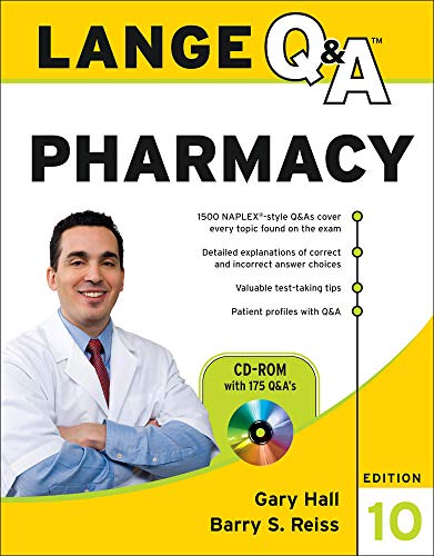 Lange Q&A Pharmacy, Tenth Edition (9780071740678) by Hall, Gary D.; Reiss, Barry S.