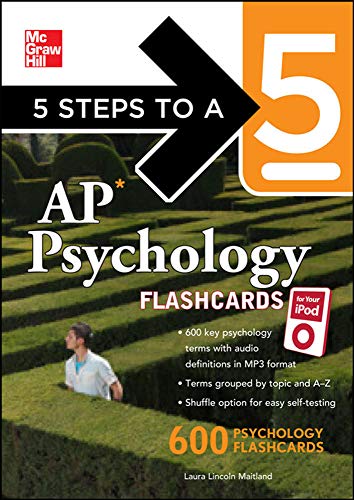 Stock image for 5 Steps to a 5 AP Psychology for your iPod with MP3 Disk (5 Steps to a 5 on the Advanced Placement Examinations Series) for sale by HPB-Red