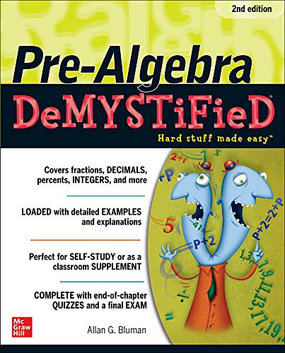 Imagen de archivo de Pre-Algebra DeMYSTiFieD, Second Edition a la venta por Better World Books: West