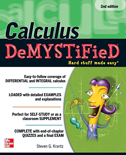 Beispielbild fr Calculus DeMYSTiFieD, Second Edition zum Verkauf von Better World Books