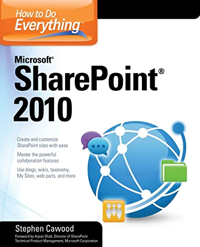 Stock image for How to Do Everything Microsoft SharePoint 2010 for sale by SecondSale