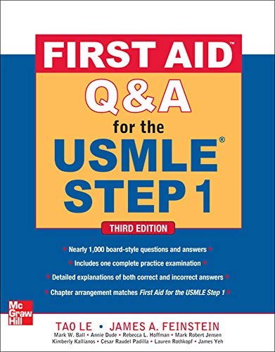 Beispielbild fr First Aid Q&A for the USMLE Step 1, Third Edition zum Verkauf von BooksRun