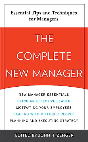 Beispielbild fr The Complete New Manager zum Verkauf von Wonder Book